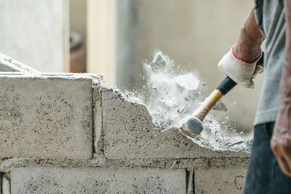 Block Wall Demolition in Orem